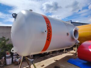 Zbiornik ciśnieniowy do argonu